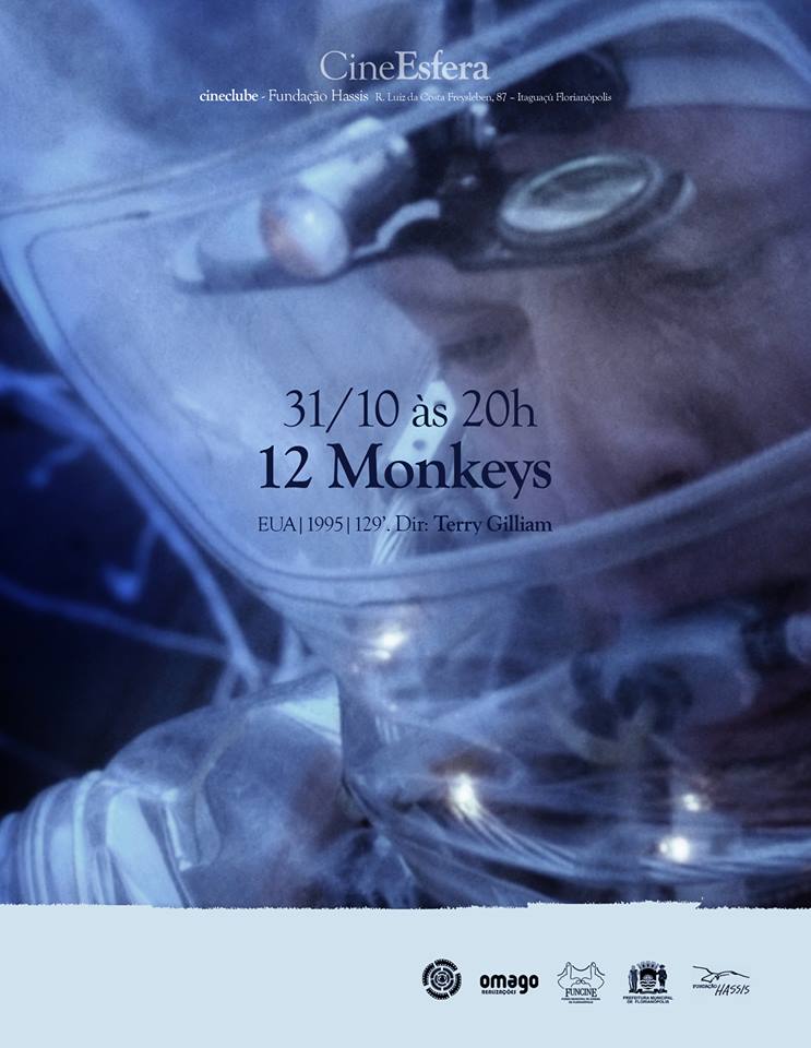Cineclube Esfera exibe "12 Monkeys", de Terry Gilliam