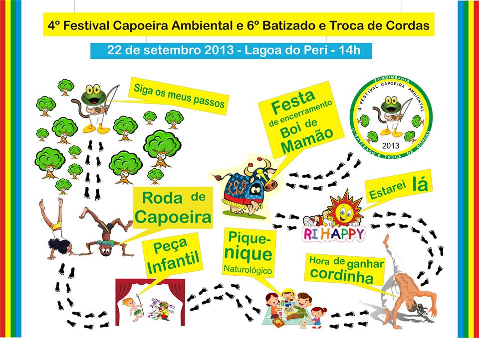 4º Festival Capoeira Ambiental e 6º Batizado e Troca de Cordas