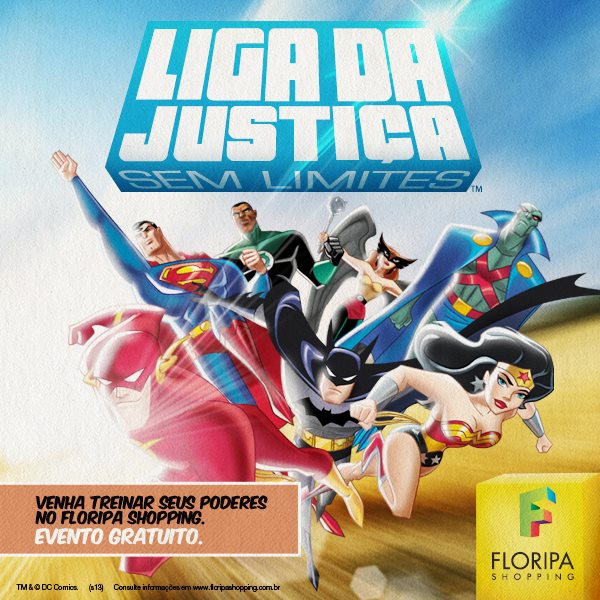 Liga da Justiça abre o ''mês das crianças'' no Floripa Shopping