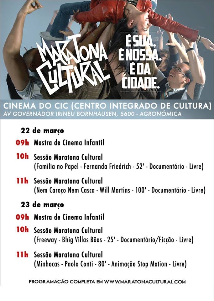 Cinema do CIC - Sessão Maratona Cultural 2014