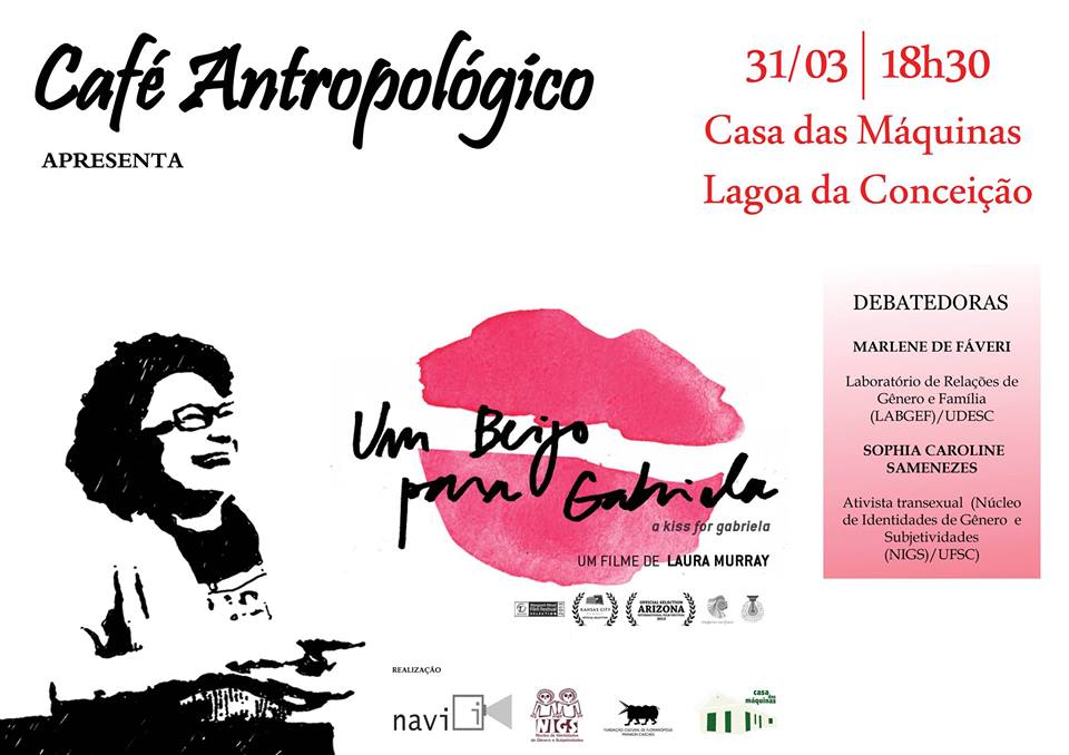 Café Antropológico – exibição do filme “Um beijo para Gabriela”