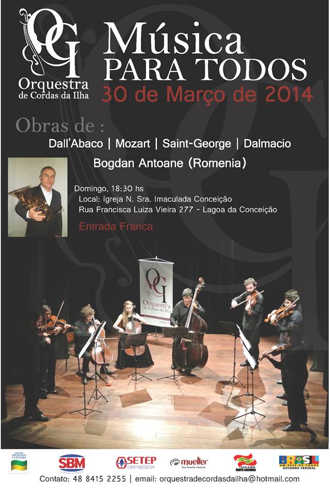 Concerto de abertura da temporada 2014 da Orquestra de Cordas da Ilha