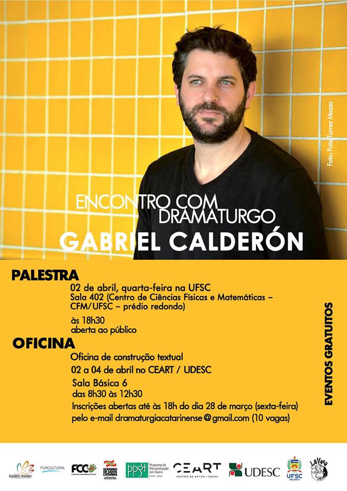 Encontro com Dramaturgo Gabriel Calderon