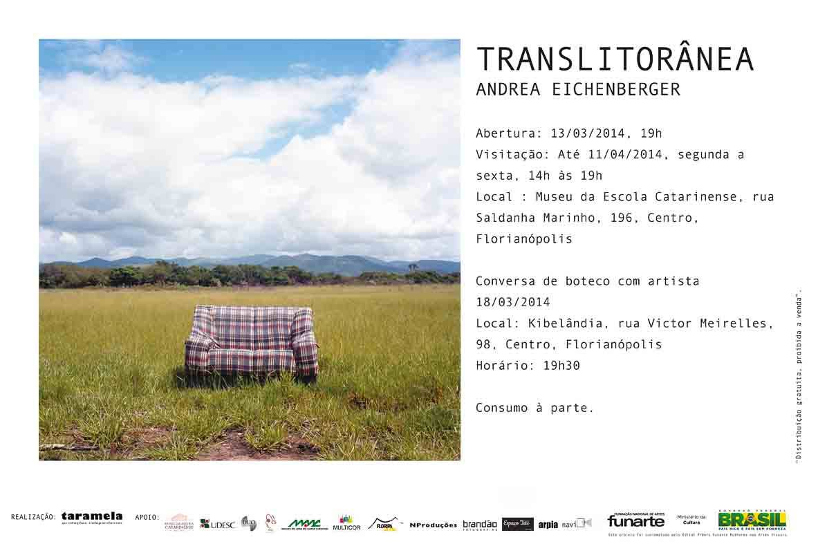 Exposição “Translitorânea” de Andrea Eichenberger