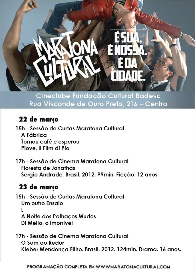 Cineclube Badesc - Sessão Maratona Cultural 2014