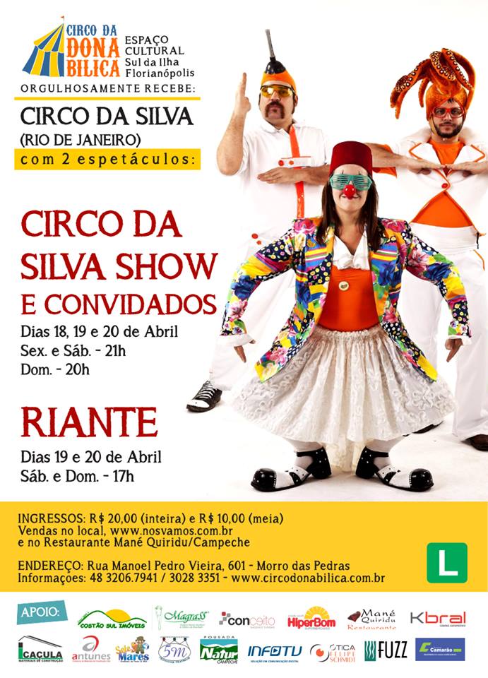Circo da Silva apresenta 2 espetáculos no Circo da Dona Bilica