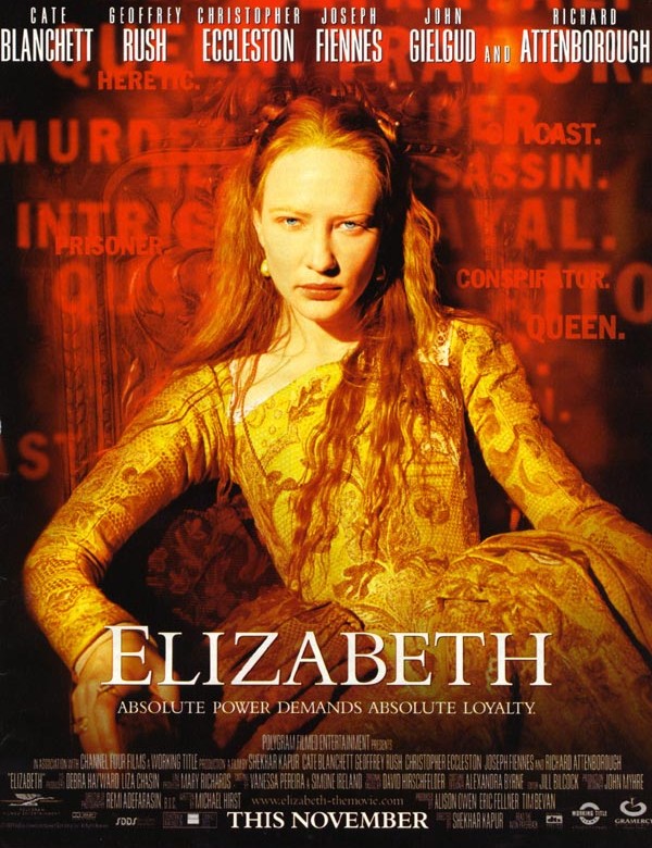 Mostra Breve História da Inglaterra exibe "Elizabeth", de Shekhar Kapur