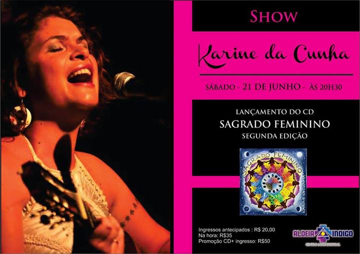 “Sagrado Feminino” - Lançamento CD Karine da Cunha