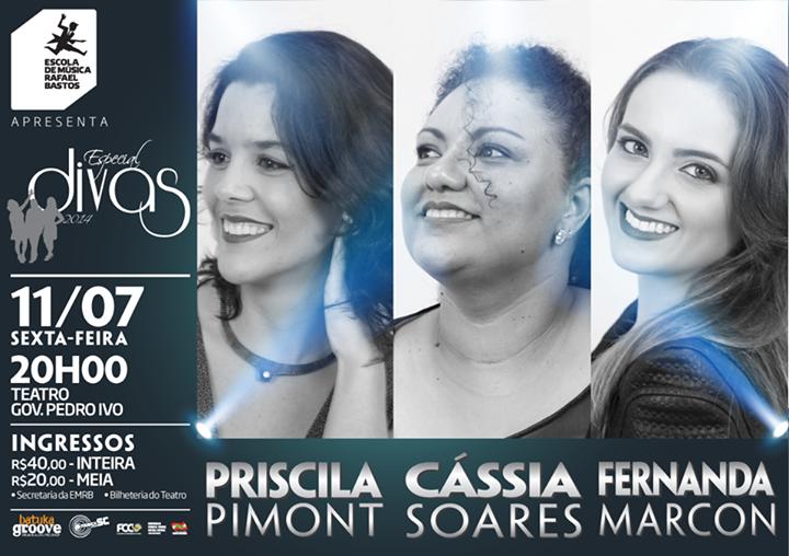 Especial Divas, com alunas da Escola de Música Rafael Bastos - EMRB
