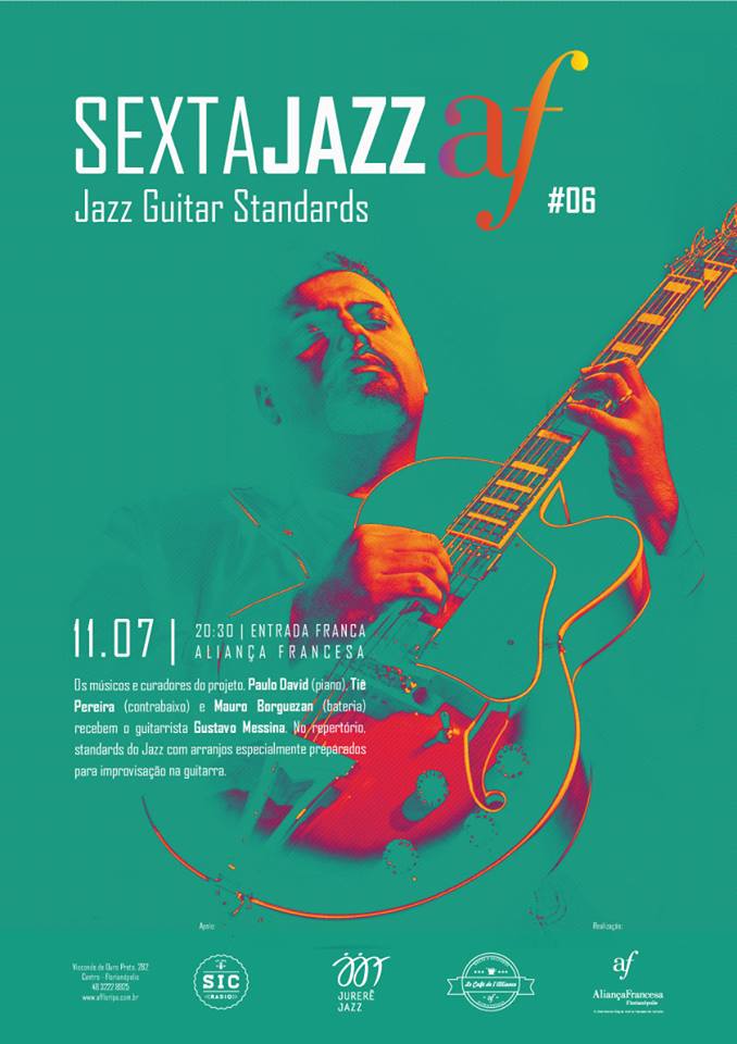 Jazz Guitar Standards - 6ª edição do Sexta Jazz Aliança Francesa