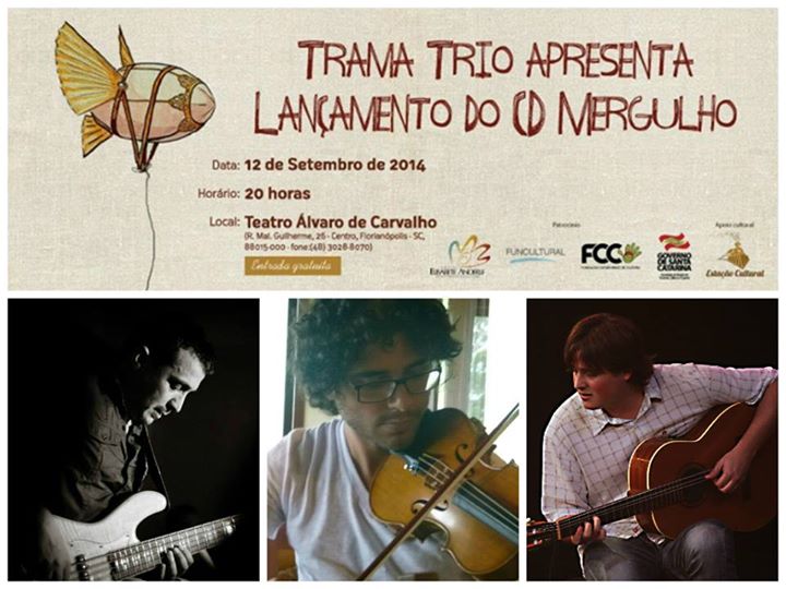 Trama Trio lança disco instrumental "Mergulho"