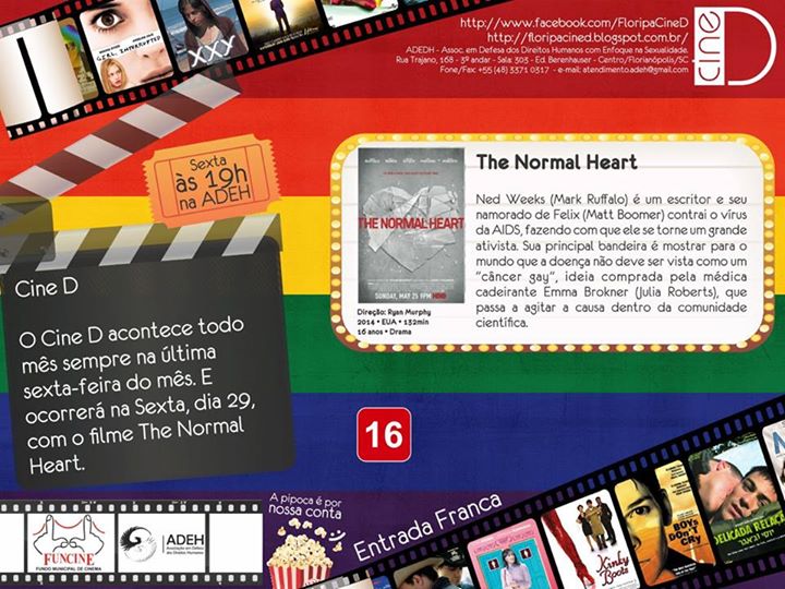 Cine D apresenta o filme "The Normal Heart"