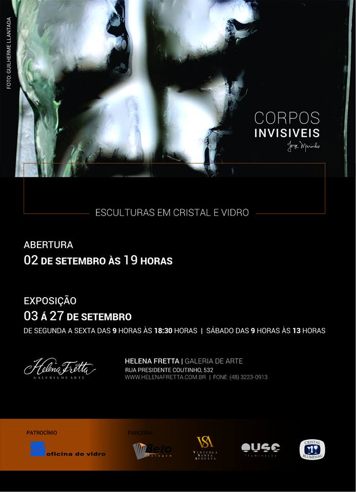 Exposição Corpos Invisíveis, de Jorge Marinho