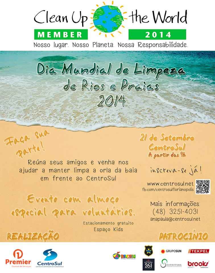 CentroSul Limpa Praia 2014 - Clean Up the World
