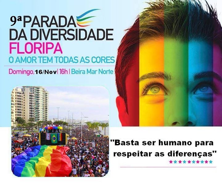 9ª Parada da Diversidade Floripa - CANCELADA!