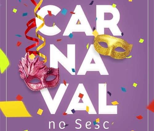 Programação de Carnaval Sesc Florianópolis