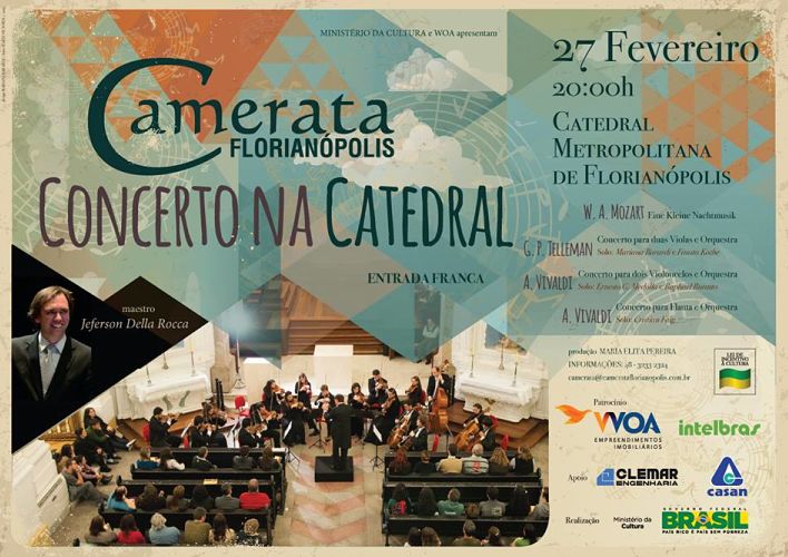 Primeiro Concerto da Camerata Florianópolis em 2015