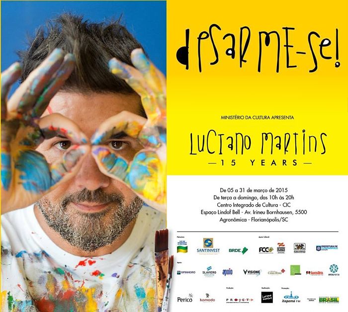 Exposição celebra 15 anos de carreira de Luciano Martins
