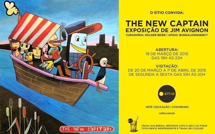 Exposição "The New Captain" do artista alemão Jim Avignon