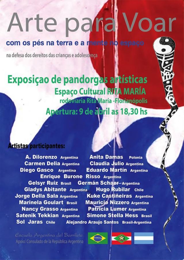 Exposiçao de Pandorgas artísticas "Arte para Voar"