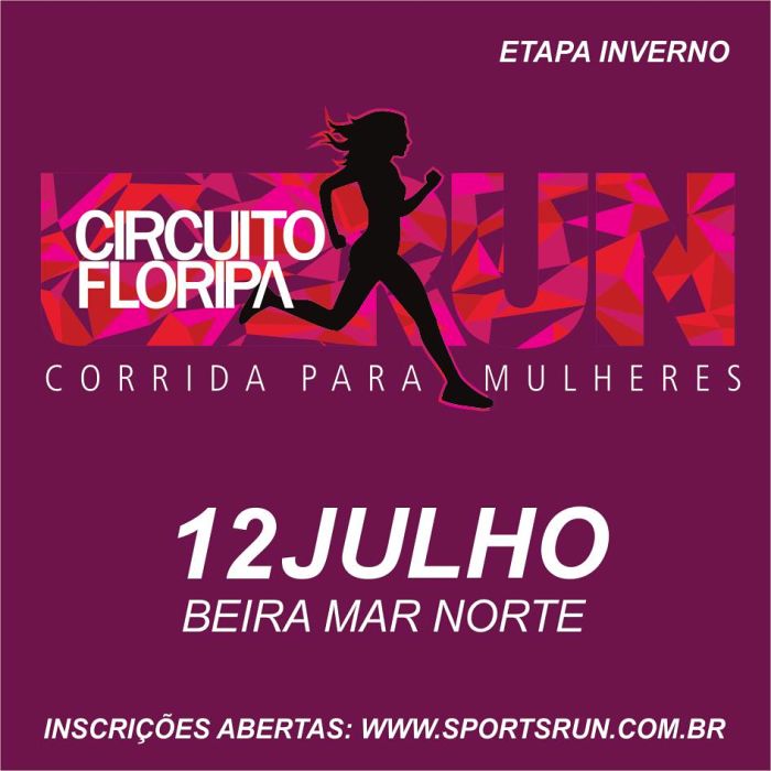 Corrida para Mulheres - Circuito Floripa Run - ADIADO