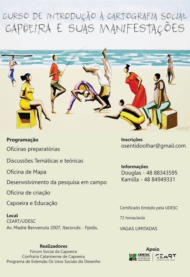 Inscrições para curso gratuito sobre Capoeira e suas Manifestações