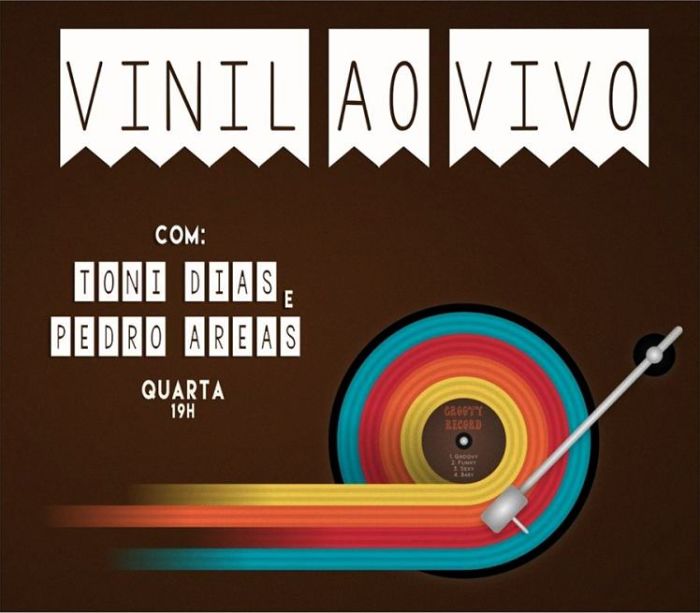 "Vinil ao Vivo" com Toni Dias & Pedro Arêas