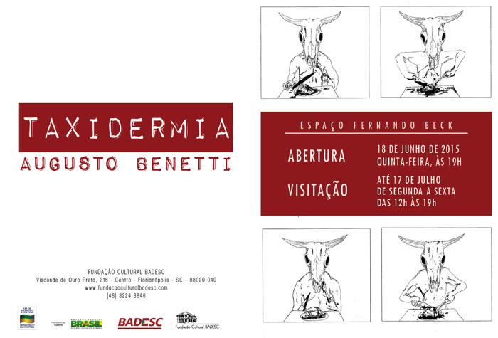 Exposição "Taxidermia", de Augusto Benetti