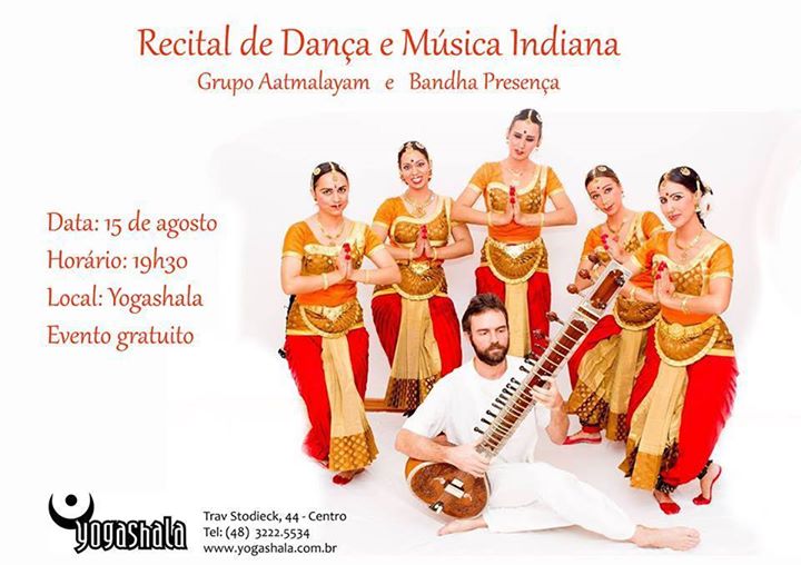 Recital gratuito de Dança e Música Indiana