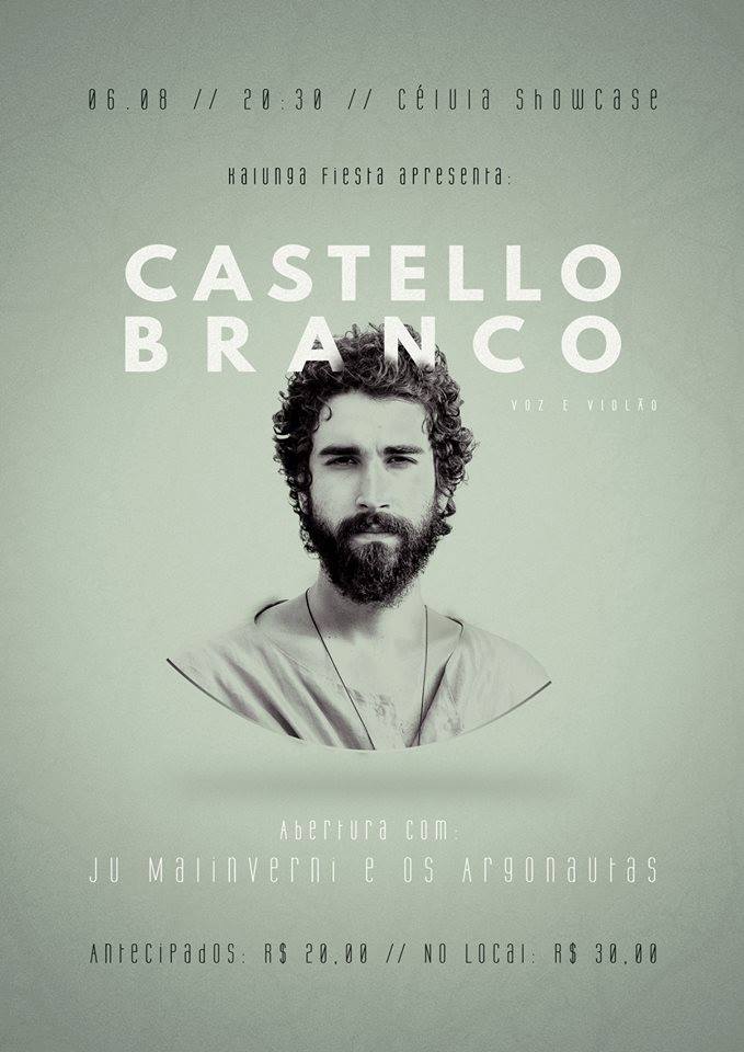 Kalunga Fiesta apresenta show Castello Branco