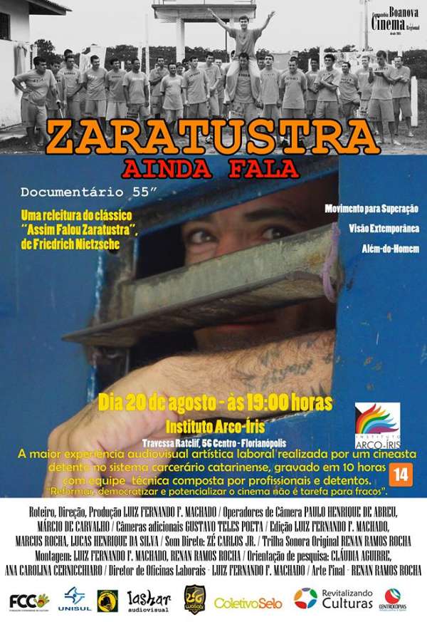 Exibição do documentário "Zaratustra Ainda Fala"