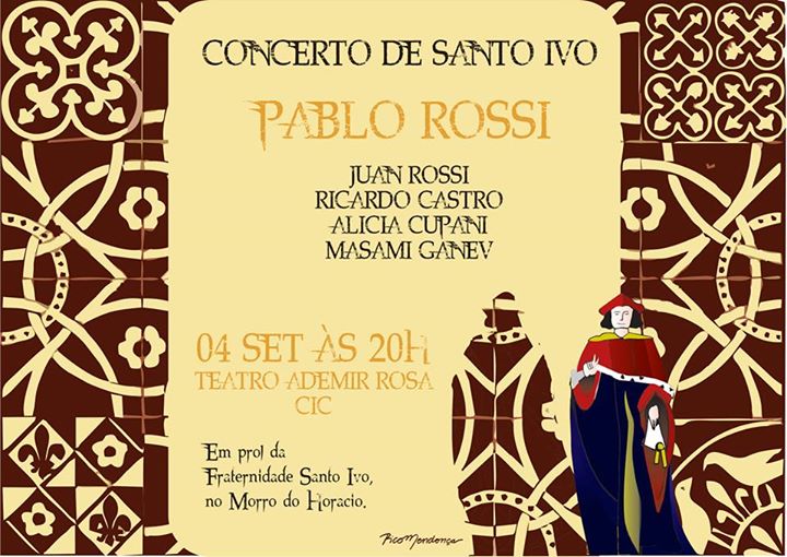 Concerto Santo Ivo 2015 com pianista Pablo Rossi