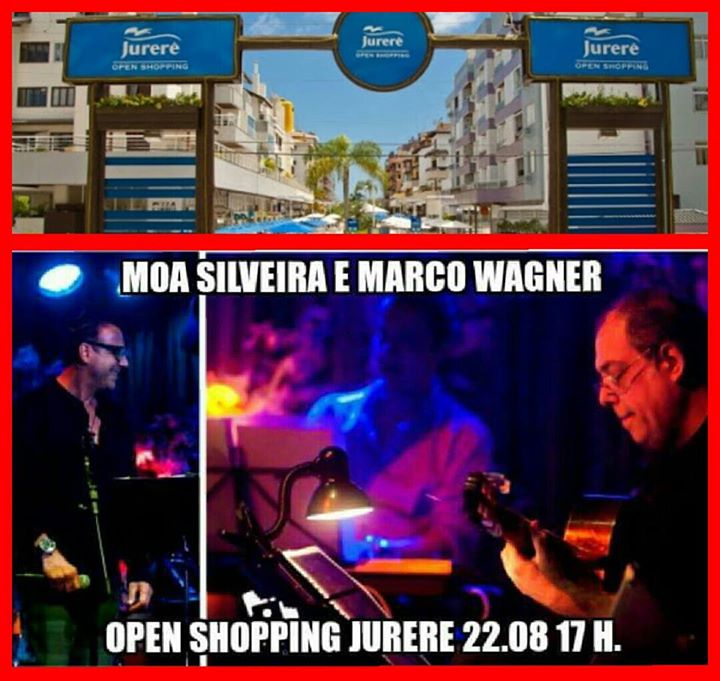 Show gratuito de Moa Silveira e Marco Wagner