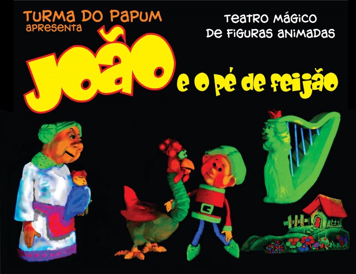 Espetáculo de bonecos "João e o Pé de Feijão" do Grupo Teatral Turma do Papum
