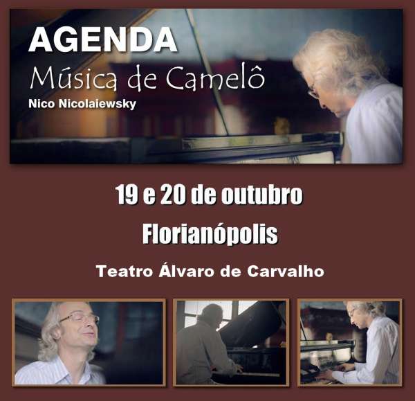 Música de Camelo Piano e Voz com Nico Nicolaiewsky do Tangos e Tragédias