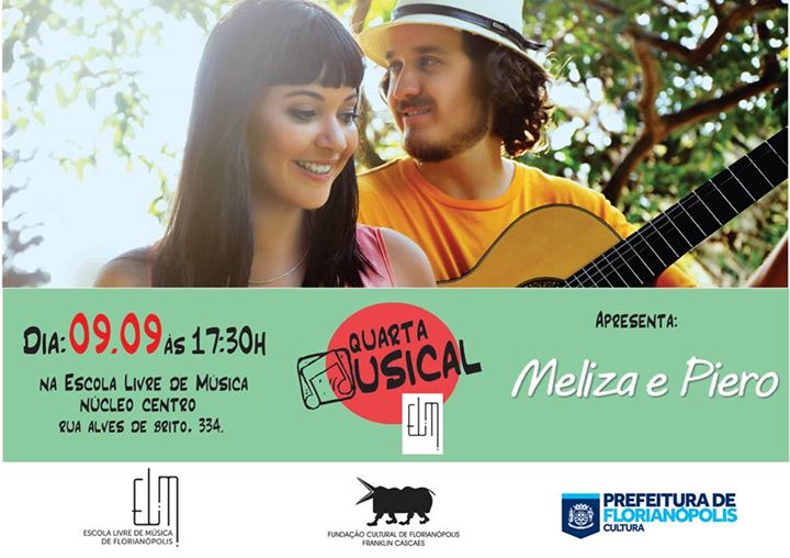 Quarta Musical ELM apresenta Meliza e Piero