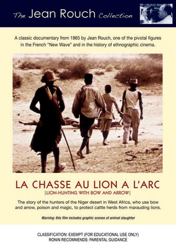 Cineclube Badesc exibe "Caça ao leão com arco" (1965) de Jean Rouch