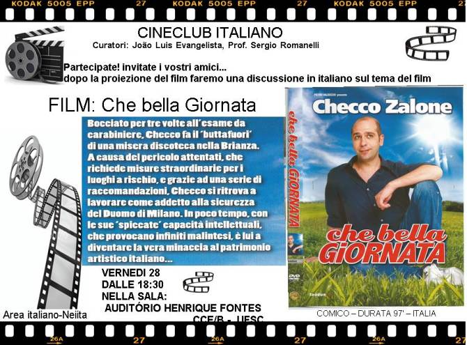 Cineclub Italiano exibe "Che bella giornata" (2011)