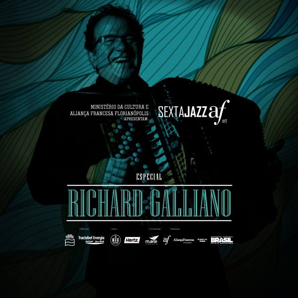 Sexta Jazz AF de setembro homenageia Richard Galliano