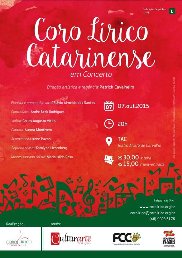 Concerto do Coro Lírico Catarinense