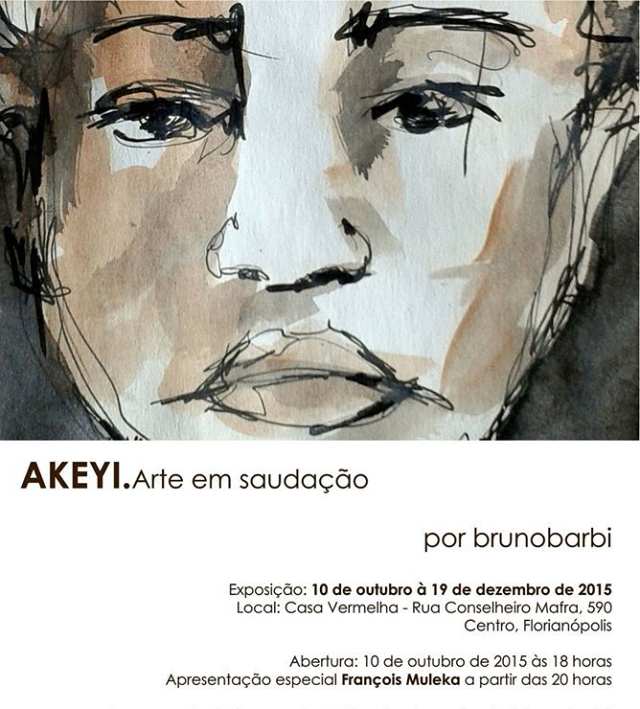 Exposição "AKEYI. Arte em saudação" do artista plástico Bruno Barbi