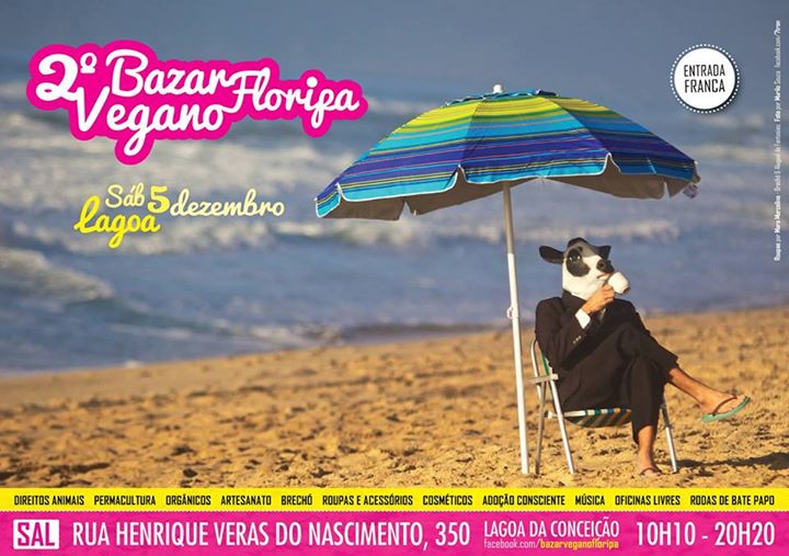 2º Bazar Vegano Floripa terá mais de 80 expositores, oficinas, sons e atividades gratuitas