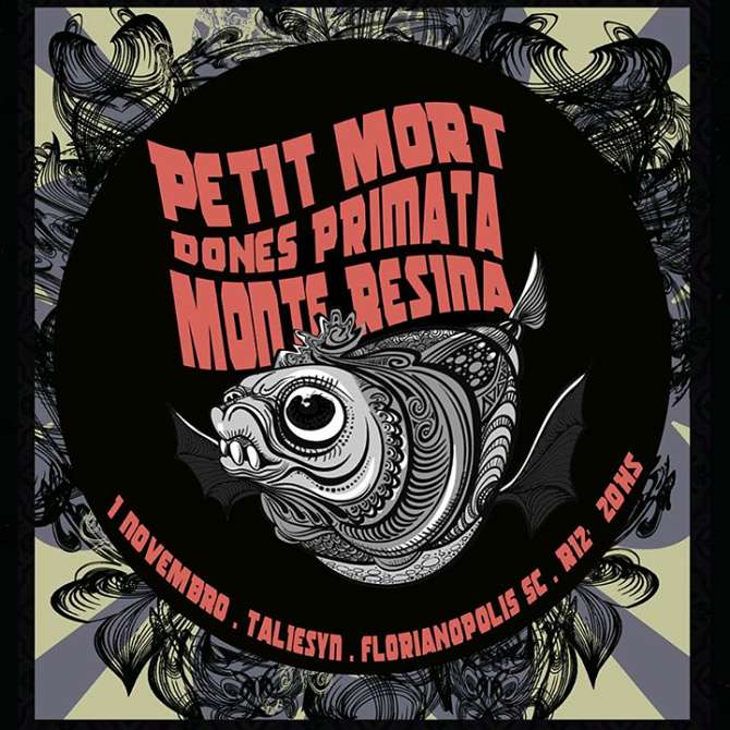 Show das bandas Petit Mort (Arg) + Dones Primata + Monte Resina