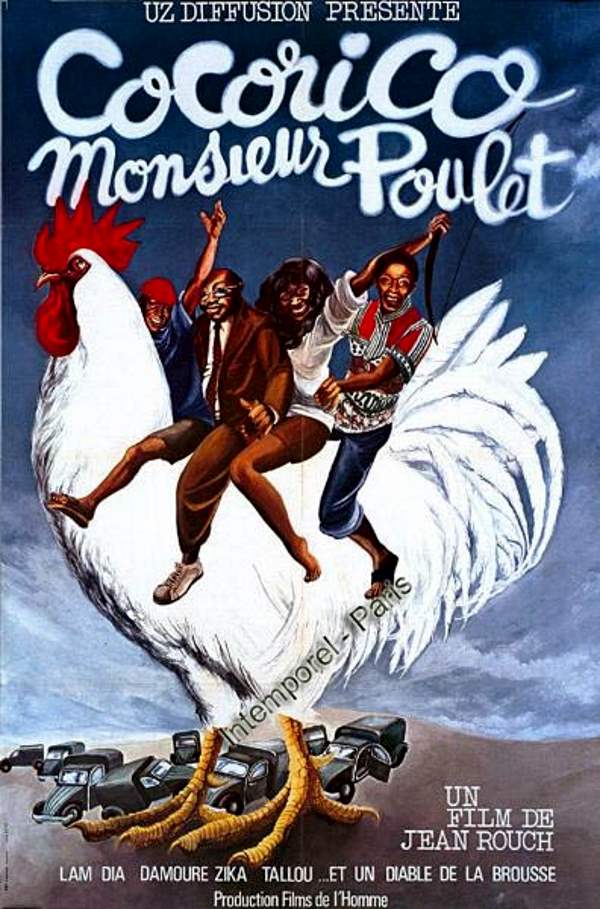 Cineclube Badesc exibe "Cocorico! Monsieur Poulet" (1974) de Jean Rouch