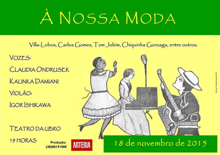 Recital da canção brasileira "À Nossa Moda" homenageia as modinhas