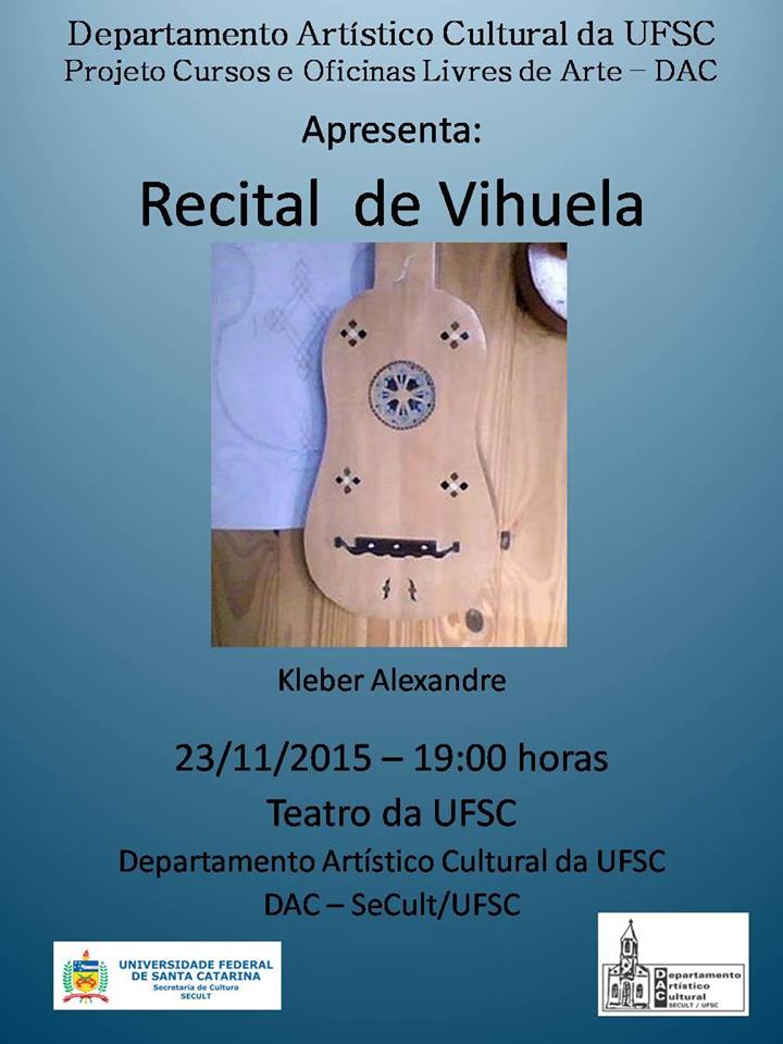 Recital de Vihuela com Kleber Alexandre