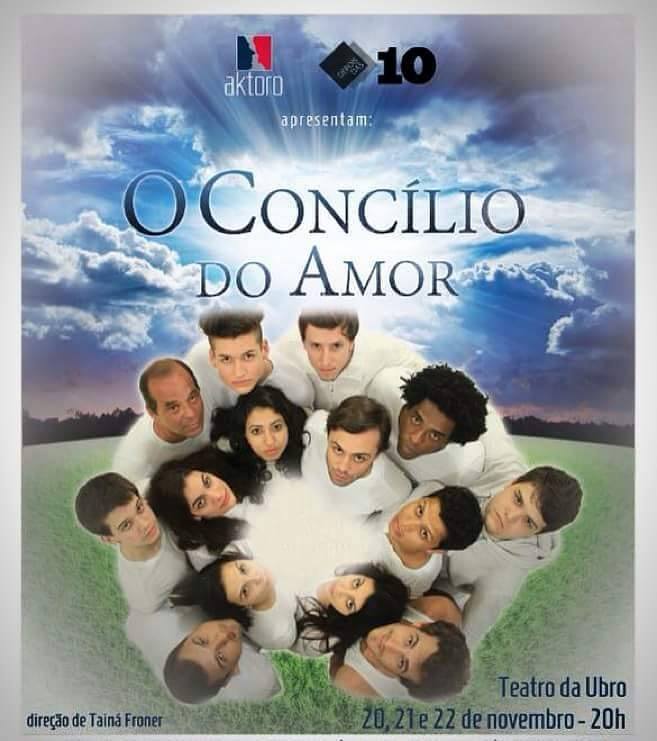 Espetáculo "O Concílio do amor" com direção de Tainá Froner