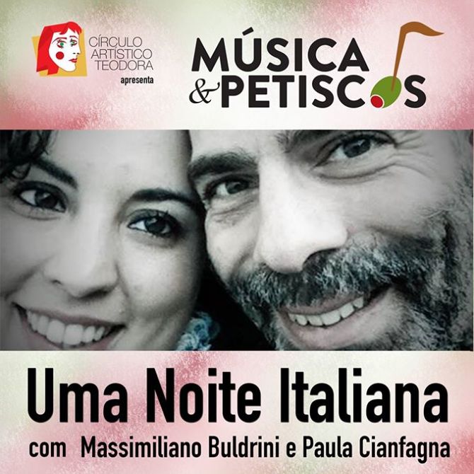 Música & Petiscos apresenta show "Uma Noite Italiana"