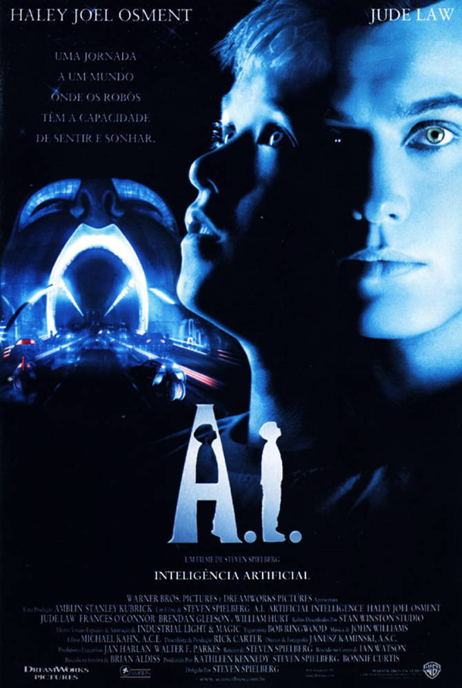 Cinema, Chá & Cultura exibe "AI – Inteligência Artificial" (2001) de Steven Spielberg