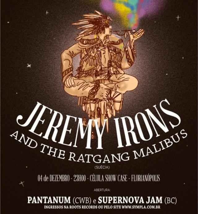 Apresentação da banda sueca Jeremy Irons & the Ratgang Malibus